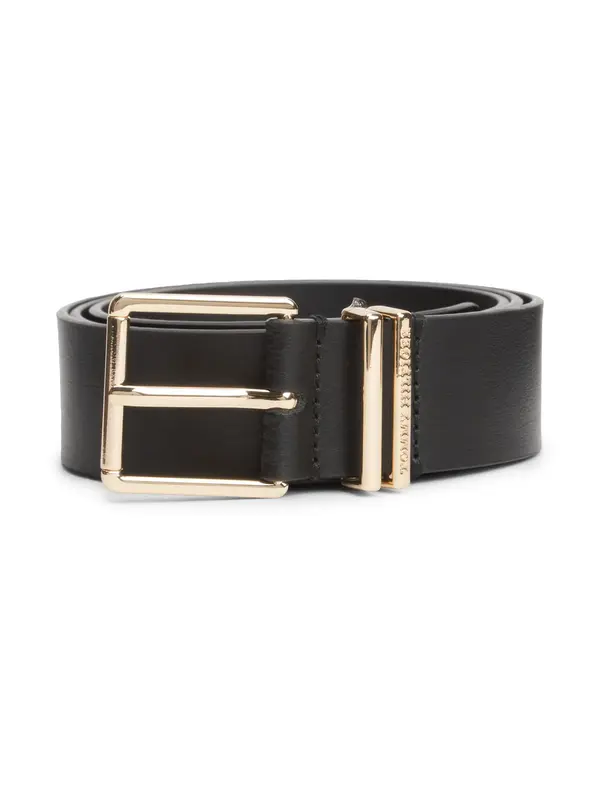 TOMMY HILFIGER TOMMY HILFIGER Pas 'Double Keeper Buckle'  črna