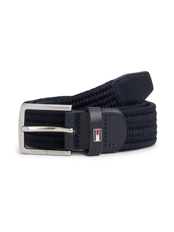 TOMMY HILFIGER TOMMY HILFIGER Pas 'Kids' Braided Buckle Elastic'  mornarska