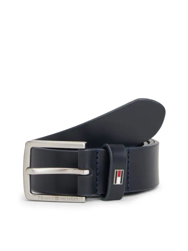 TOMMY HILFIGER TOMMY HILFIGER Pas 'Kids' Enamel Flag Buckle'  mornarska