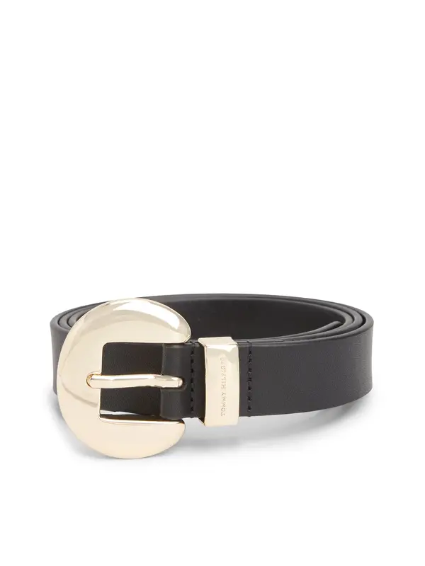 TOMMY HILFIGER TOMMY HILFIGER Pas 'OVAL 2.5'  črna
