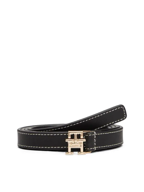 TOMMY HILFIGER TOMMY HILFIGER Pas  zlata / črna