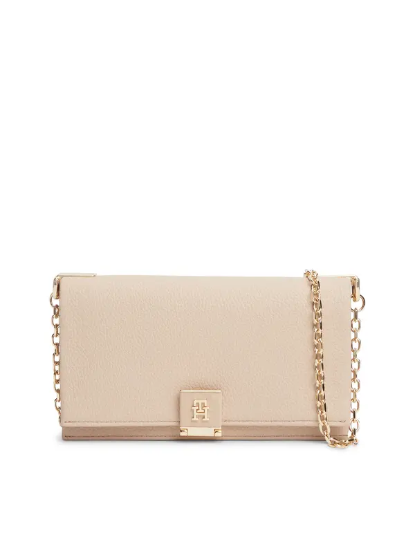 TOMMY HILFIGER TOMMY HILFIGER Pisemska torbica  zlata / puder