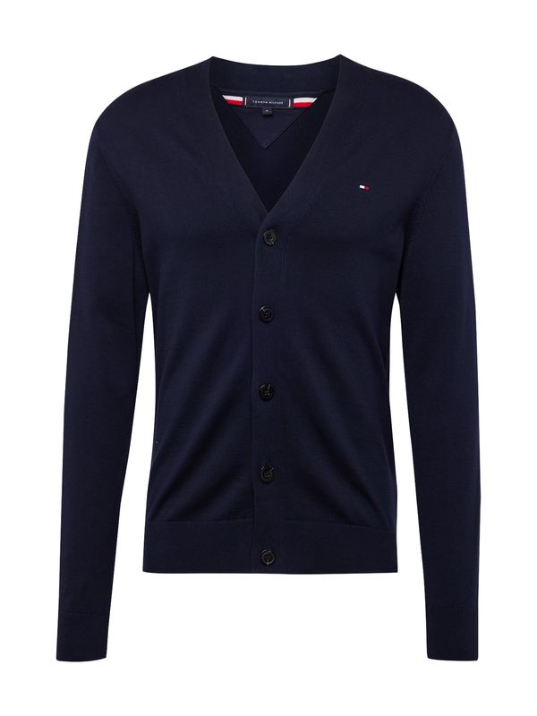 TOMMY HILFIGER TOMMY HILFIGER Pletena jopa 'ESSENTIAL'  mornarska