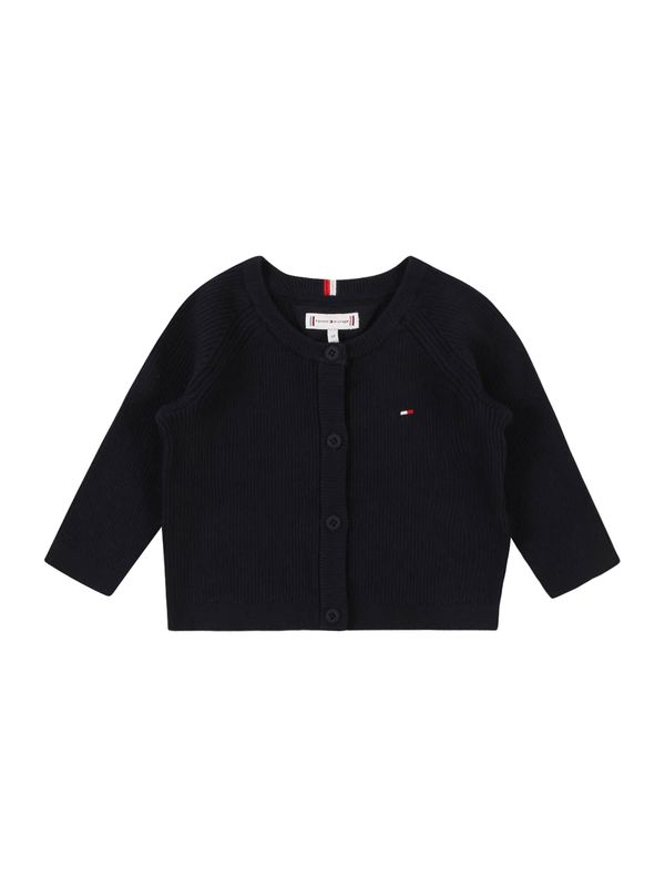 TOMMY HILFIGER TOMMY HILFIGER Pletena jopa 'ESSENTIAL'  temno modra