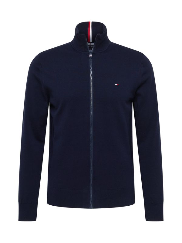 TOMMY HILFIGER TOMMY HILFIGER Pletena jopa  marine / rdeča / bela