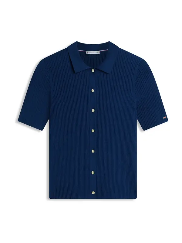 TOMMY HILFIGER TOMMY HILFIGER Pletena jopa  mornarska