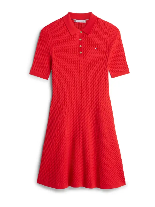 TOMMY HILFIGER TOMMY HILFIGER Pletena obleka  jastog