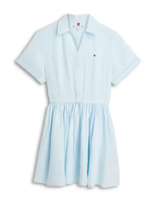 TOMMY HILFIGER TOMMY HILFIGER Poletna obleka 'ESS'  svetlo modra