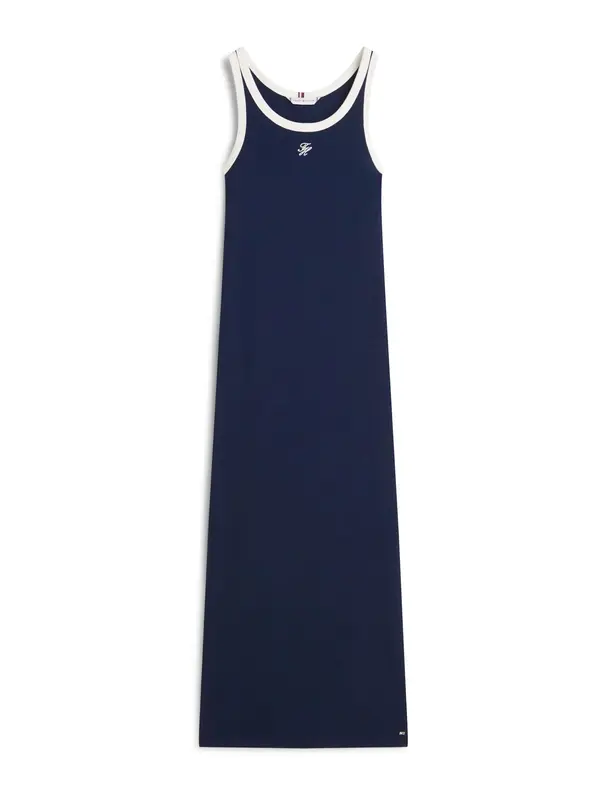 TOMMY HILFIGER TOMMY HILFIGER Poletna obleka  marine / bela