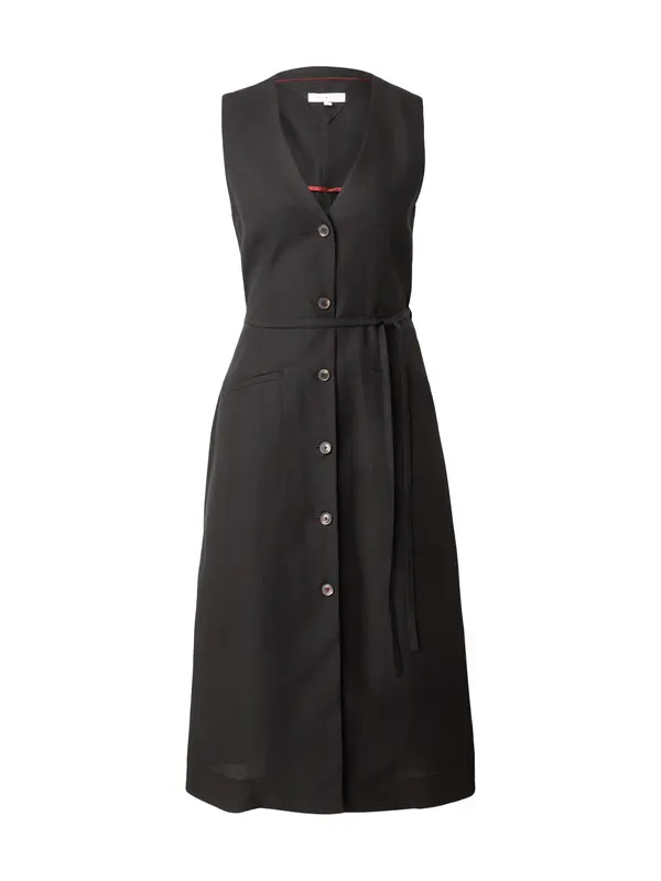 TOMMY HILFIGER TOMMY HILFIGER Poletna obleka 'Sleeveless Midi With'  črna