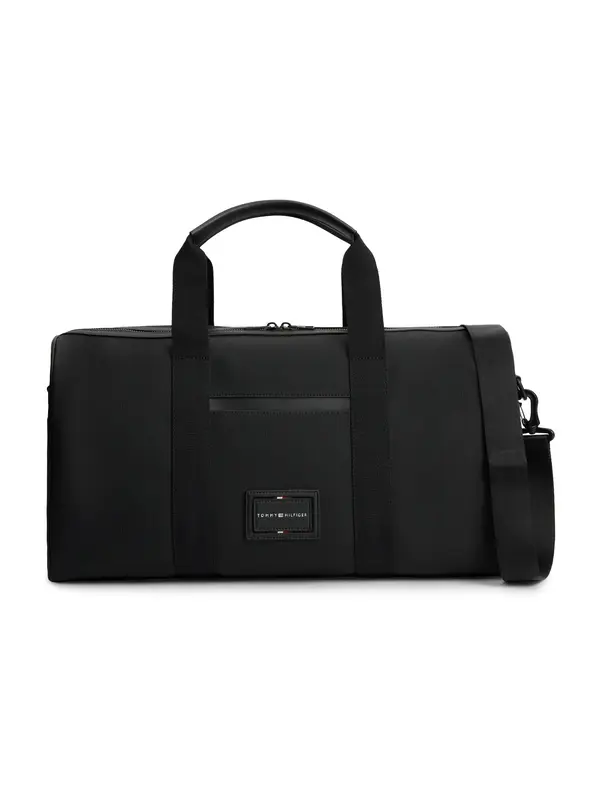 TOMMY HILFIGER TOMMY HILFIGER Potovalna torba 'Textured Duffel'  črna
