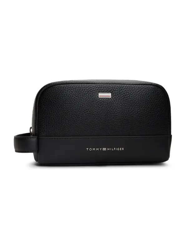 TOMMY HILFIGER TOMMY HILFIGER Pralna torbica 'Enamel Flag'  črna