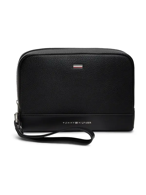 TOMMY HILFIGER TOMMY HILFIGER Pralna torbica 'Metal Logo'  črna