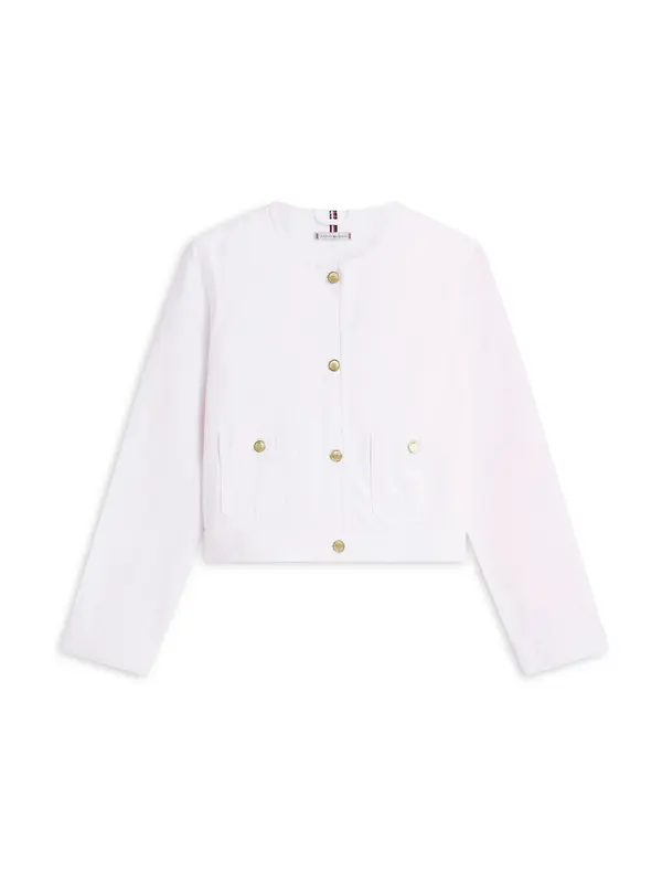 TOMMY HILFIGER TOMMY HILFIGER Prehodna jakna  bela