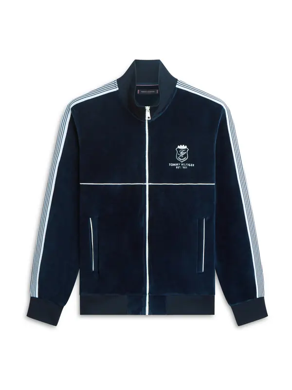 TOMMY HILFIGER TOMMY HILFIGER Prehodna jakna 'COUNTRY CLUB'  mornarska / pastelno modra / bela
