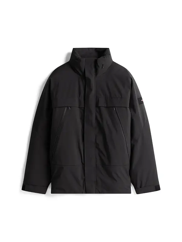 TOMMY HILFIGER TOMMY HILFIGER Prehodna jakna  črna