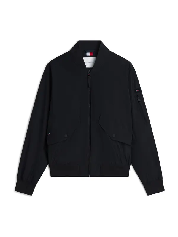 TOMMY HILFIGER TOMMY HILFIGER Prehodna jakna  črna