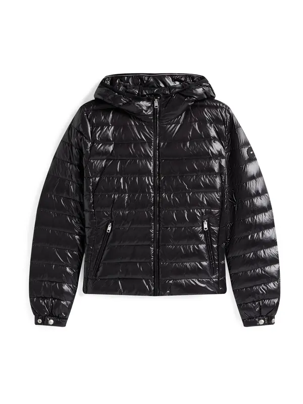 TOMMY HILFIGER TOMMY HILFIGER Prehodna jakna  črna