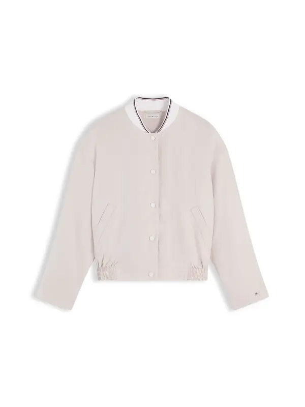 TOMMY HILFIGER TOMMY HILFIGER Prehodna jakna  ecru / bela