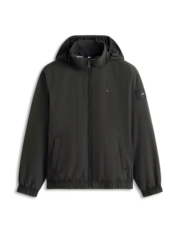 TOMMY HILFIGER TOMMY HILFIGER Prehodna jakna 'ESSENTIAL'  črna
