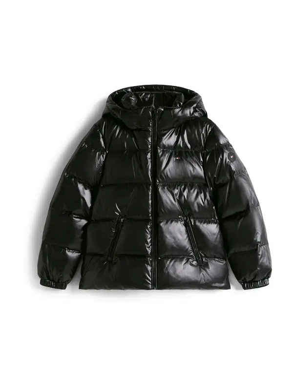 TOMMY HILFIGER TOMMY HILFIGER Prehodna jakna 'ESSENTIAL'  črna