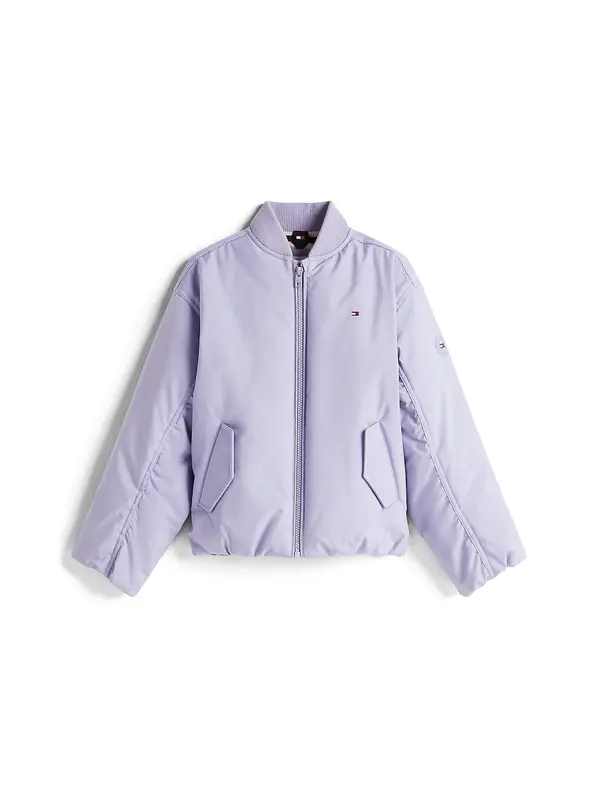 TOMMY HILFIGER TOMMY HILFIGER Prehodna jakna 'Essential'  sivka