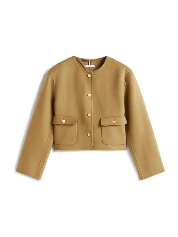 TOMMY HILFIGER TOMMY HILFIGER Prehodna jakna  konjak
