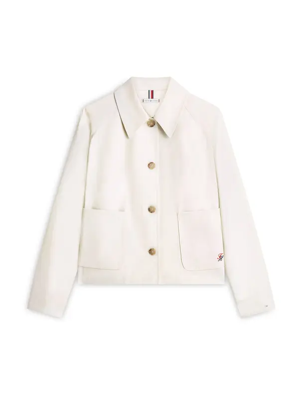 TOMMY HILFIGER TOMMY HILFIGER Prehodna jakna  kremna