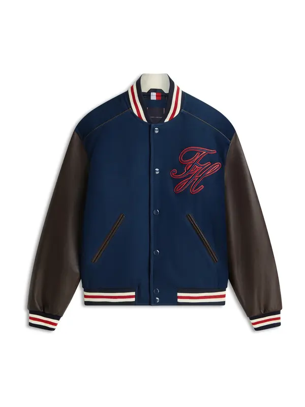 TOMMY HILFIGER TOMMY HILFIGER Prehodna jakna  marine / rdeča / črna / bela