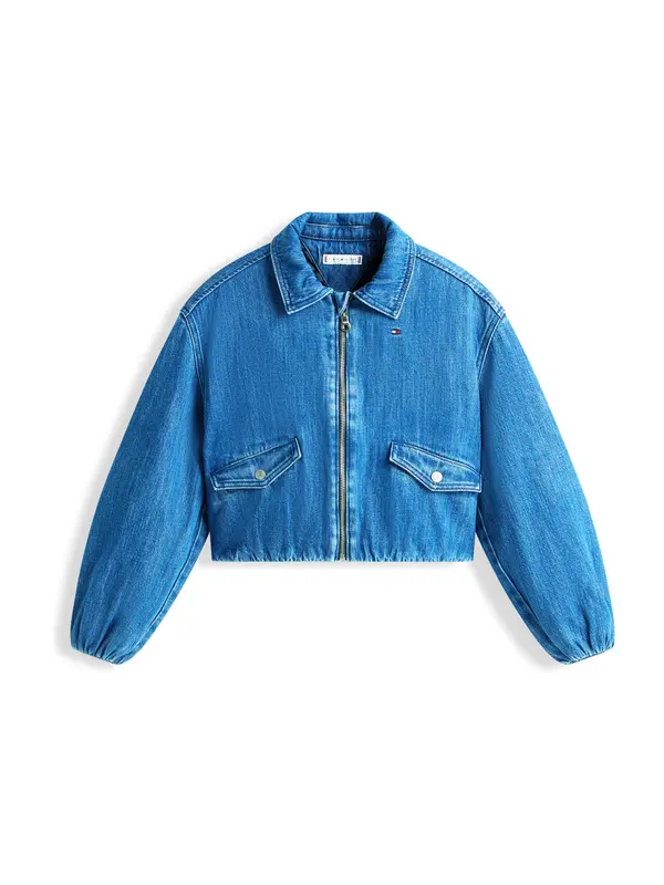 TOMMY HILFIGER TOMMY HILFIGER Prehodna jakna  moder denim