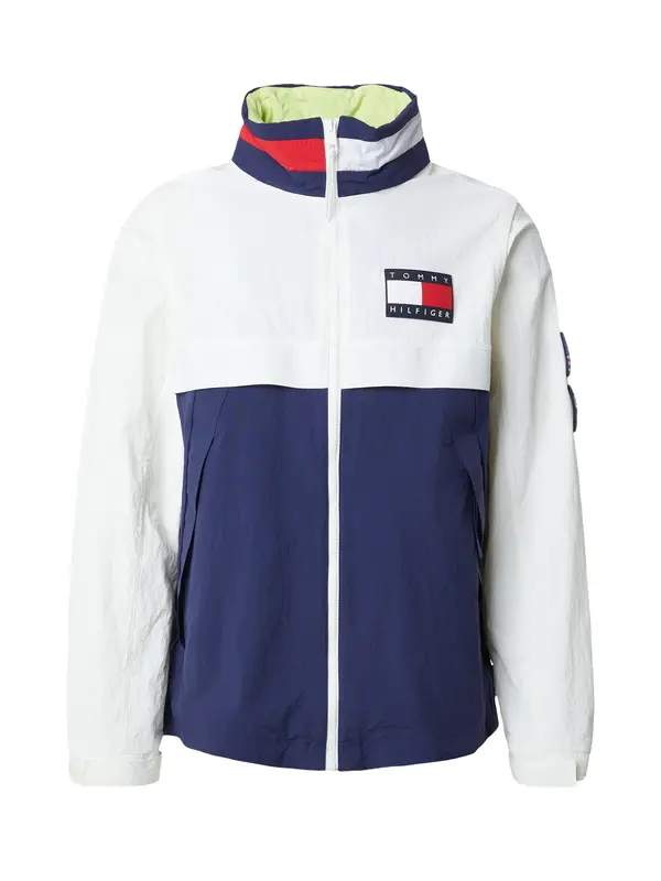 TOMMY HILFIGER TOMMY HILFIGER Prehodna jakna  mornarska / bela