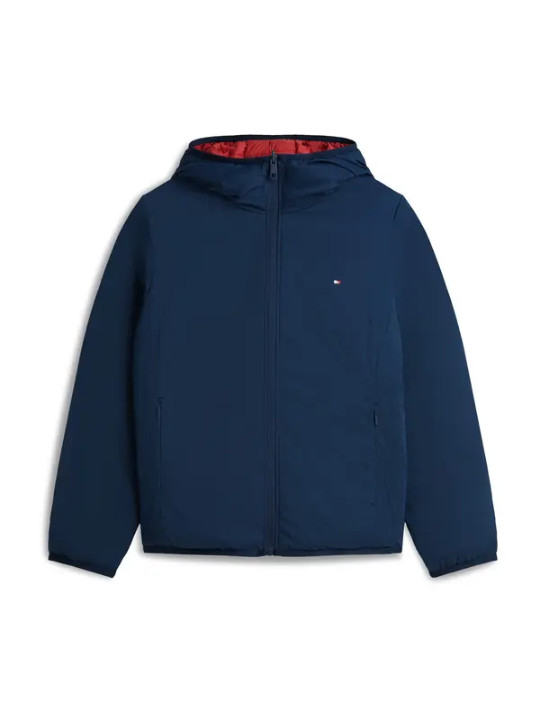 TOMMY HILFIGER TOMMY HILFIGER Prehodna jakna  mornarska / rdeča