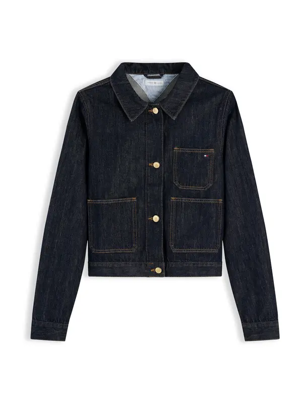 TOMMY HILFIGER TOMMY HILFIGER Prehodna jakna  nočno modra