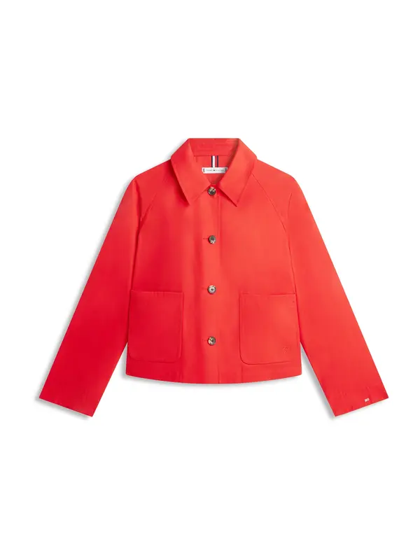 TOMMY HILFIGER TOMMY HILFIGER Prehodna jakna  oranžna / oranžno rdeča
