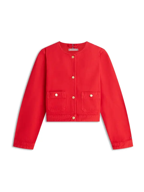 TOMMY HILFIGER TOMMY HILFIGER Prehodna jakna  rdeča