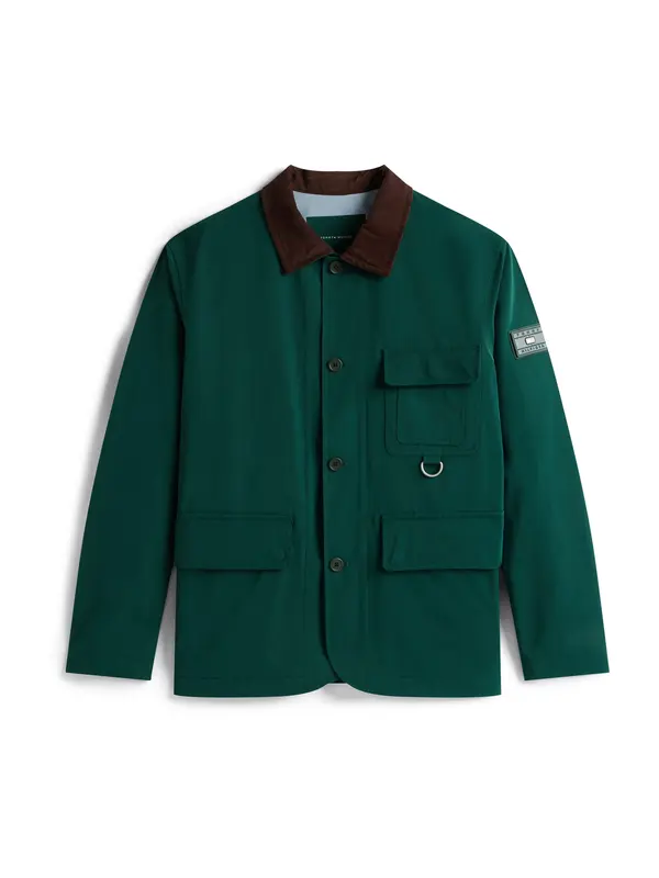 TOMMY HILFIGER TOMMY HILFIGER Prehodna jakna  rjava / trst