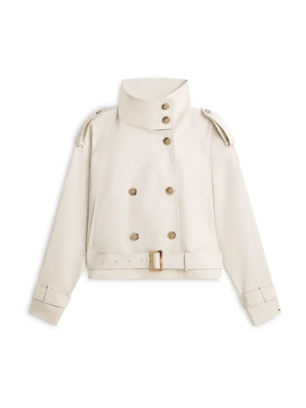 TOMMY HILFIGER TOMMY HILFIGER Prehodna jakna  svetlo bež