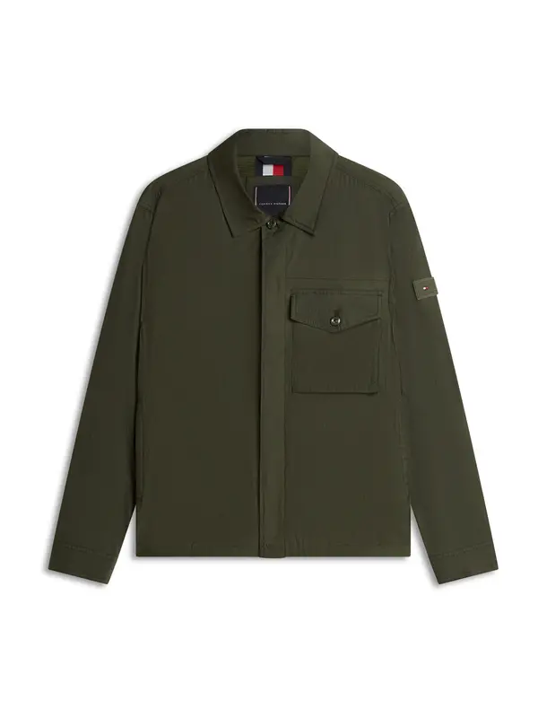 TOMMY HILFIGER TOMMY HILFIGER Prehodna jakna  temno zelena