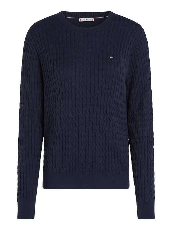 TOMMY HILFIGER TOMMY HILFIGER Pulover 'Cable'  marine