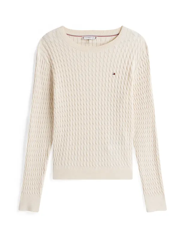 TOMMY HILFIGER TOMMY HILFIGER Pulover 'Cable'  slonovina