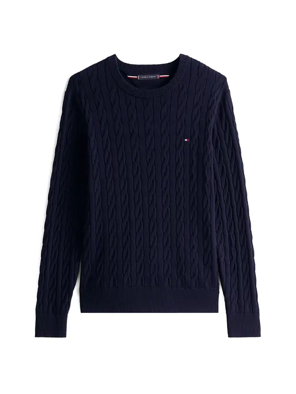 TOMMY HILFIGER TOMMY HILFIGER Pulover 'Classics'  mornarska