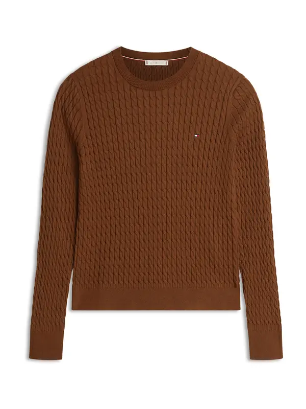 TOMMY HILFIGER TOMMY HILFIGER Pulover  čokolada
