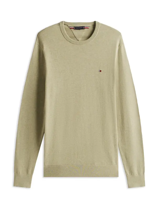 TOMMY HILFIGER TOMMY HILFIGER Pulover 'Essential'  kaki