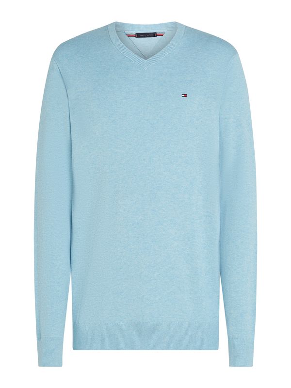 TOMMY HILFIGER TOMMY HILFIGER Pulover 'ESSENTIAL'  modra