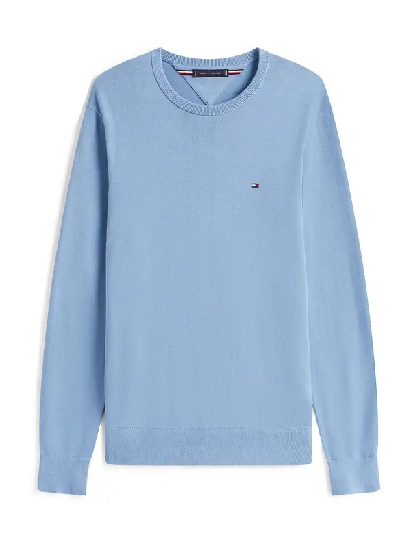 TOMMY HILFIGER TOMMY HILFIGER Pulover 'Essential'  mornarska / svetlo modra / rdeča / bela