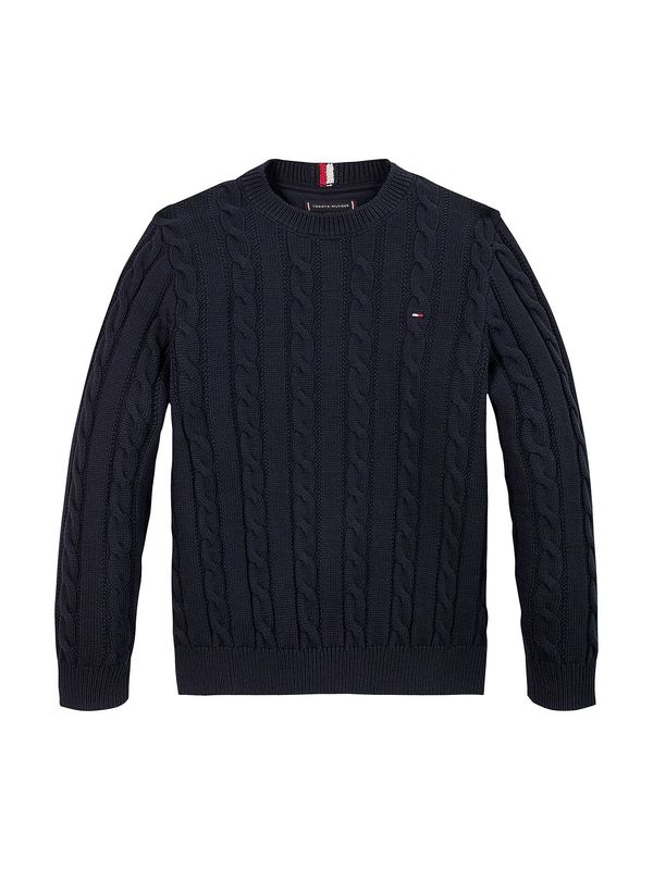 TOMMY HILFIGER TOMMY HILFIGER Pulover 'ESSENTIAL'  nočno modra