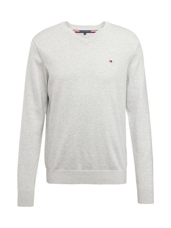 TOMMY HILFIGER TOMMY HILFIGER Pulover 'ESSENTIAL'  siva