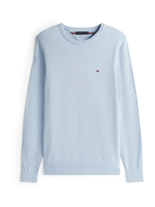 TOMMY HILFIGER TOMMY HILFIGER Pulover 'Flag Embroidery'  mornarska / svetlo modra / rdeča / bela