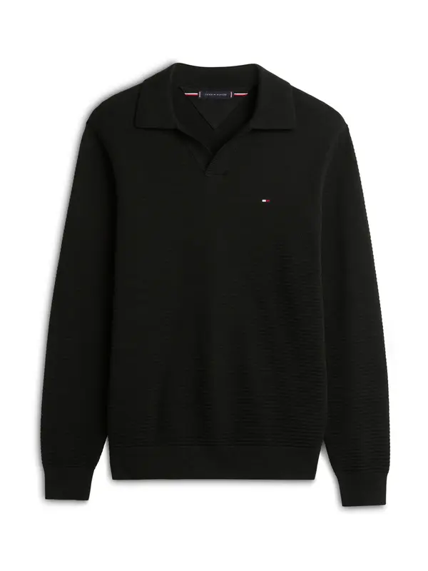 TOMMY HILFIGER TOMMY HILFIGER Pulover 'JOHNNY'  črna
