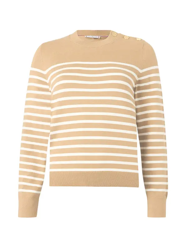 TOMMY HILFIGER TOMMY HILFIGER Pulover  kamela / bela